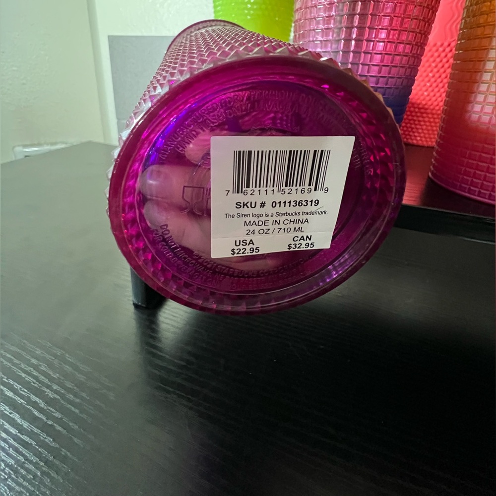 Starbucks Fuchsia Textured Tumbler - Picture 2 of 3